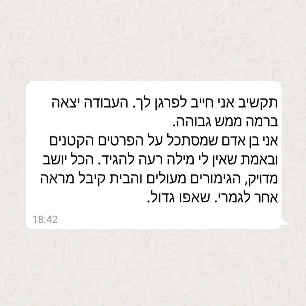 המלצת לקוח 3